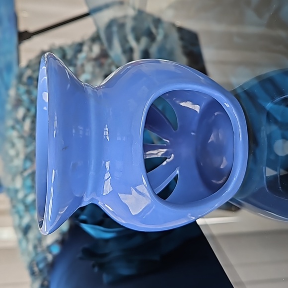 Ceramic oil fragrance diffuser. Spa. Aromatherapy Periwinkle blue - Picture 3 of 7